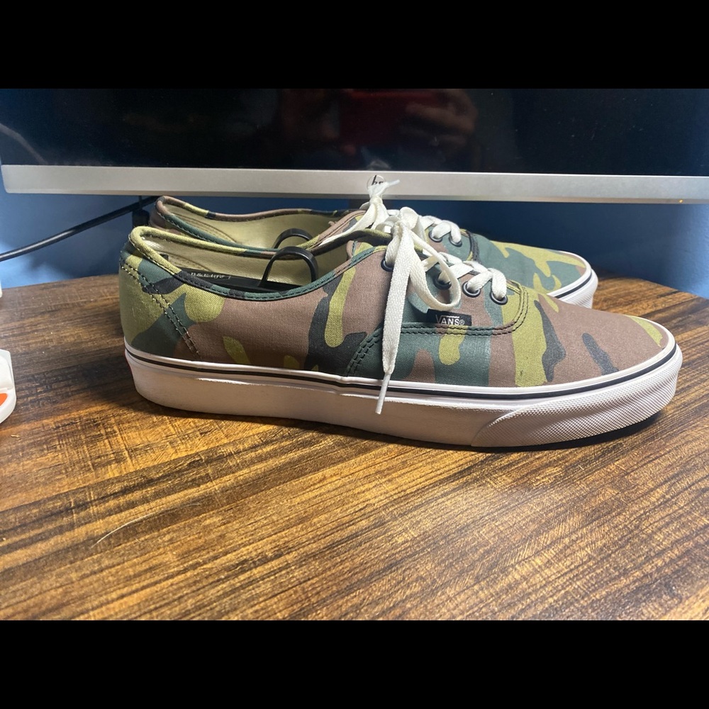 Camo Vans, Size 12, PreOwned.